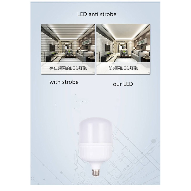 Bóng đèn LED E27 220V 10W 20W 30W 40W 60W 80W 120W