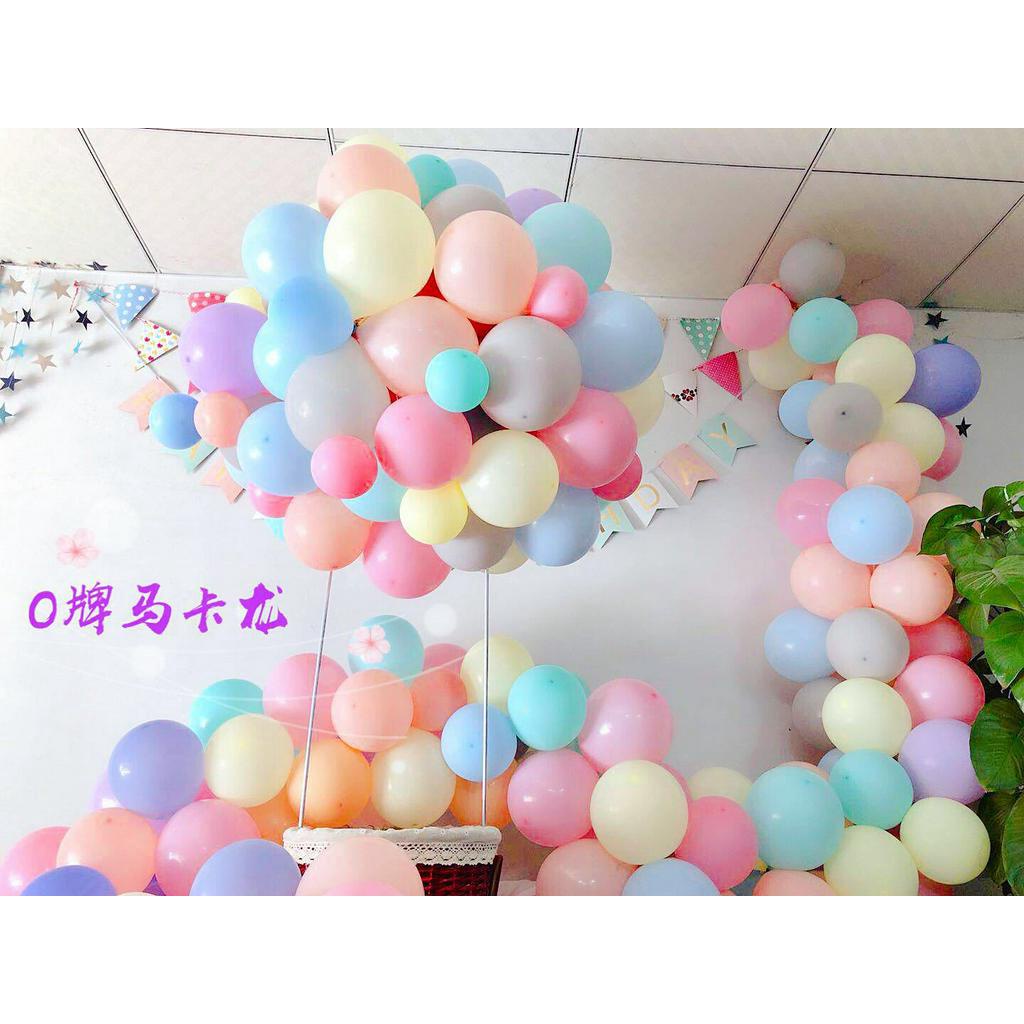 Bộ 10 Bong Bóng Cao Su Latex Màu Macaron Nhám Dễ Thương Trang Trí Tiệc Tùng//Sinh Nhật/Đám Cưới/Sự Kiện