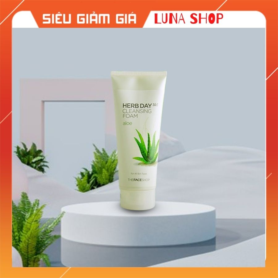 Sữa Rửa Mặt Herb Day 365 Cleansing Foam The Face Shop