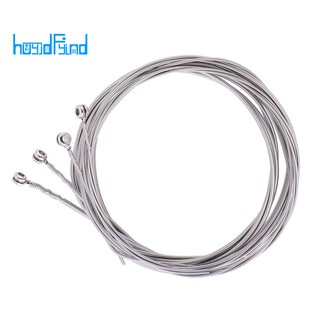 Bộ 4 dây đàn thép không gỉ thay thế cho đàn guitar/ bass