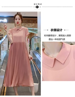 Váy bầu, Đầm bầu dập li chất mát chị e mặc công sở