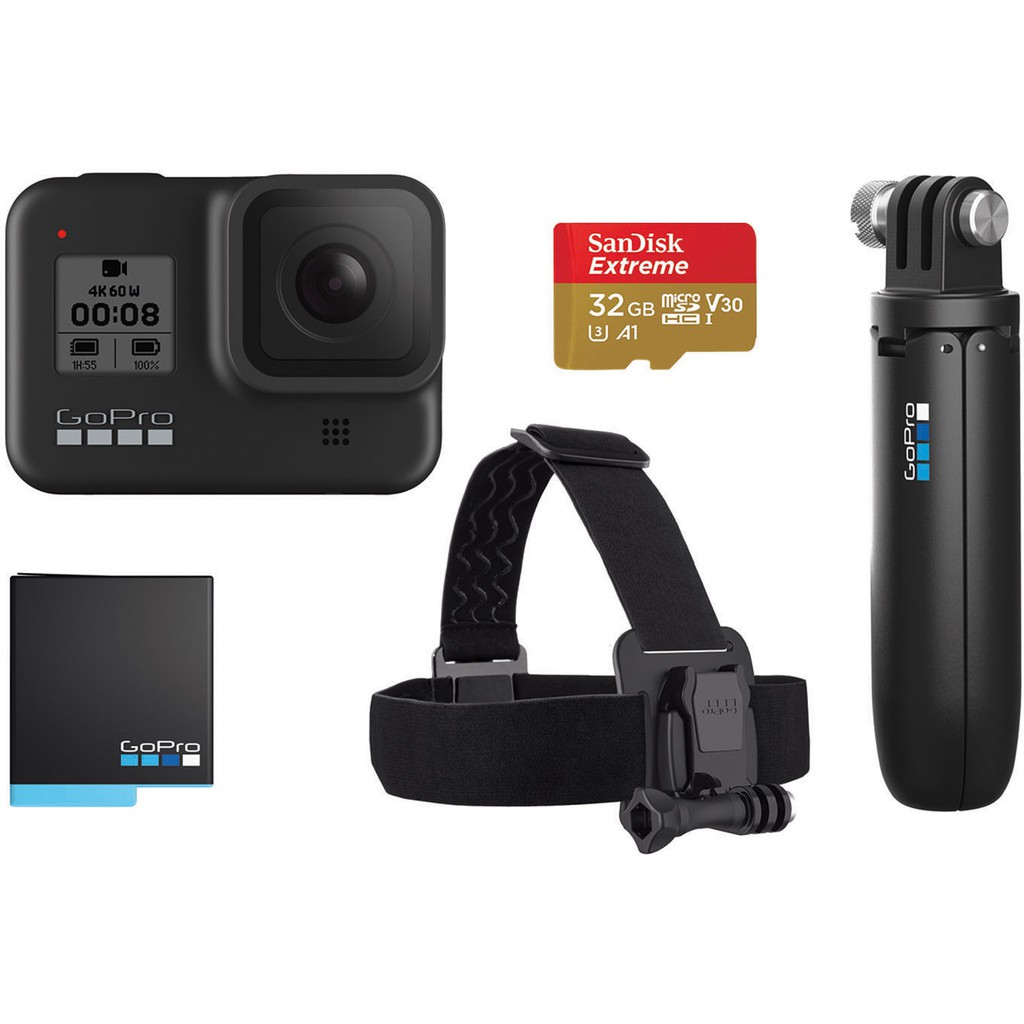 Máy Quay GoPro Hero 8 Black Bundle Holiday