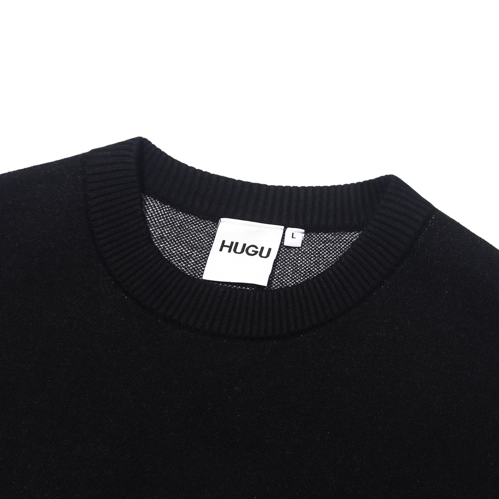 Áo sweater tay dài HUGU - On The Star - vải len dày dặn, form rộng unisex