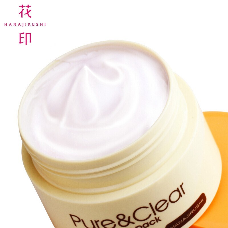 Hộp Mặt Nạ HANAJIRUSHI Nhật Bản 80g Kiềm Dầu Hỗ Trợ Làm Giảm Mụn