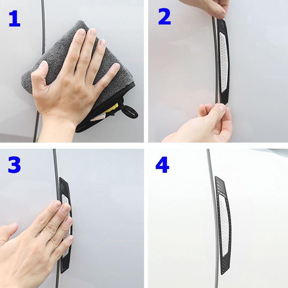 Miếng Dán Phản Quang Bảo Vệ Cạnh Cửa Xe Hơi Chống Va Chạm