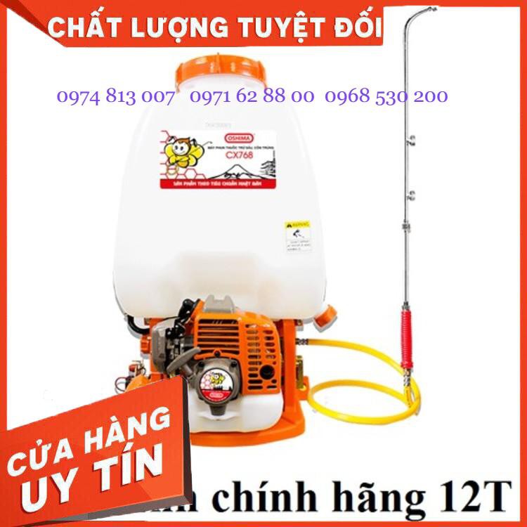 Máy phun thuốc trừ sây, bình phun thuốc Oshima 768CX Giá Cực Shok