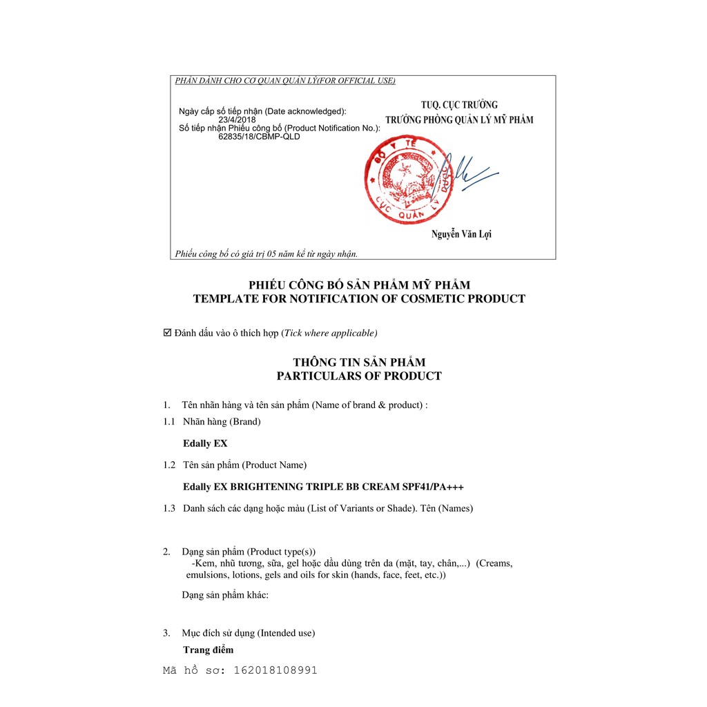 Edally Ex Kem nền làm bừng sáng làn da gấp 3 lần - Brightening Triple BB Cream | BigBuy360 - bigbuy360.vn