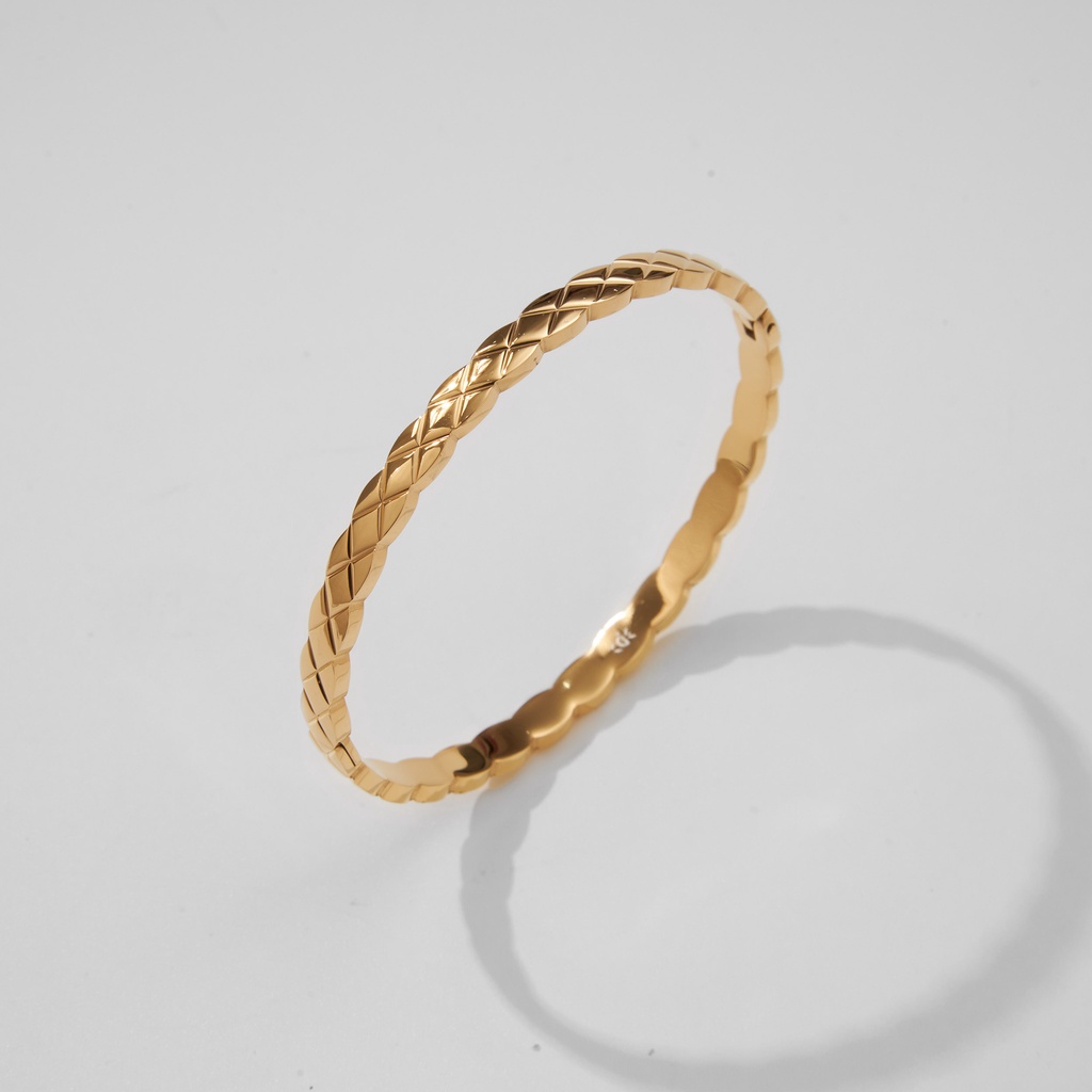 Bộ quà tặng trang sức CDE gồm Dây chuyền vòng tay và nhẫn Split Flower X Gold