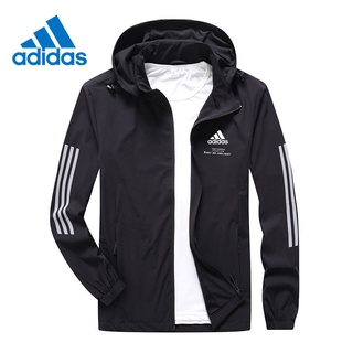  Áo khoác gió thể thao Adidas thoáng khí chống thấm nước cỡ L-8XL cho nam 