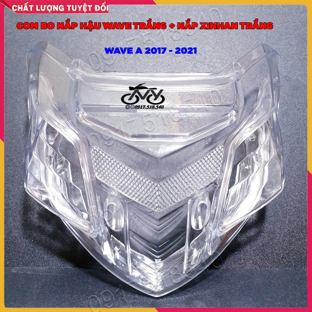 Combo Nắp Đèn Sau  Wave a 2006 - 2021 , Wave S 100 , Rs 100 , Wave 50cc ( giá 1 bộ có nắp xinhan)