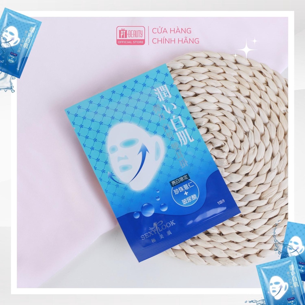 Lẻ 1 miếng Mặt nạ nâng cơ 360º SEXYLOOK dưỡng trắng chuyên sâu màu  30ml
