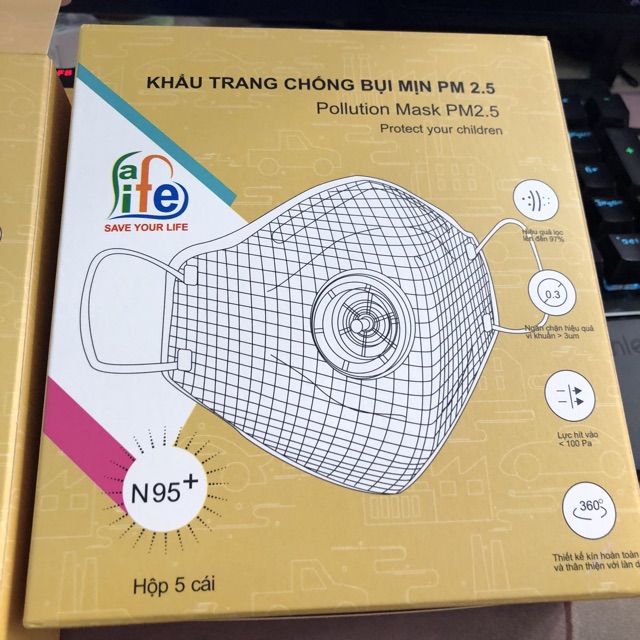 Khẩu trang chống bụi mịn n95+ TH | BigBuy360 - bigbuy360.vn