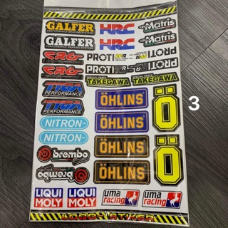 Tem dán xe máy,decal tấm lớn