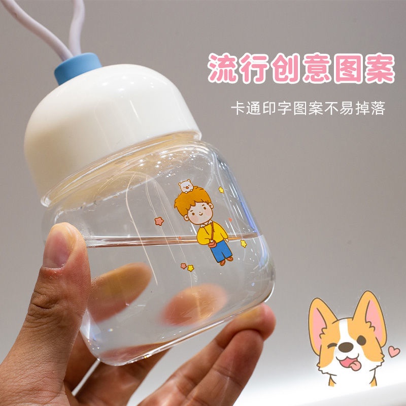 Miếng Dán Trang Trí Bình Nước Hình Hoạt Hình Dễ Thương Kích Thước Nhỏ Gọn Tiện Dụng 2021