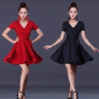 Đầm khiêu vũ dance dáng xoè( sẵn đen M)