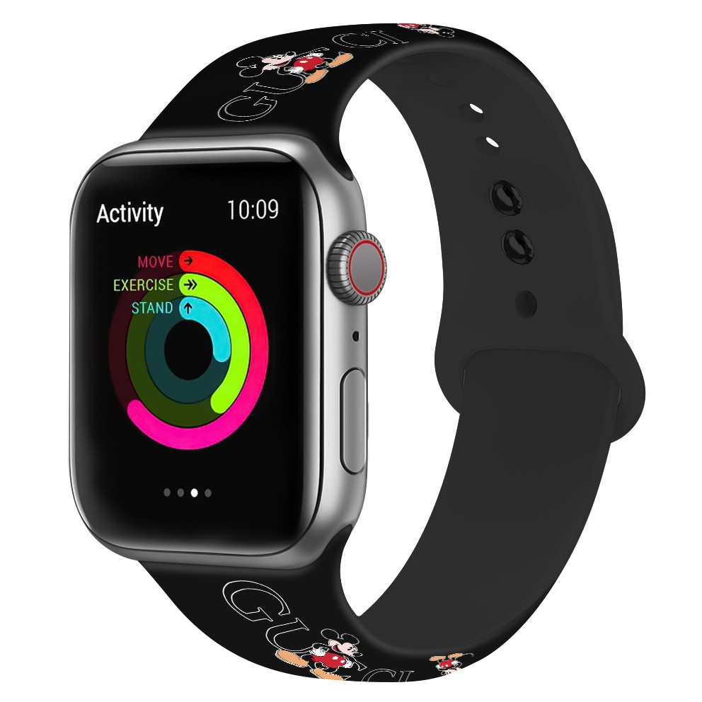 Dây Đeo Tay Bằng Silicone Cho Đồng Hồ Thông Minh Apple Watch Series 6 / Se / 5 / 4 / 3 / 2 / 1 Kích Thước 38mm 42mm 40mm 44mm