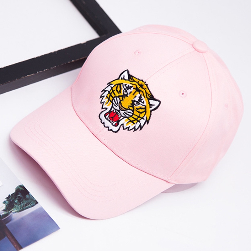 Mũ Lưỡi Trai LINJW Thêu Hình Con Hổ Phong Cách Hàn Quốc Năng Động Dành Cho Cả Nam Và Nữ