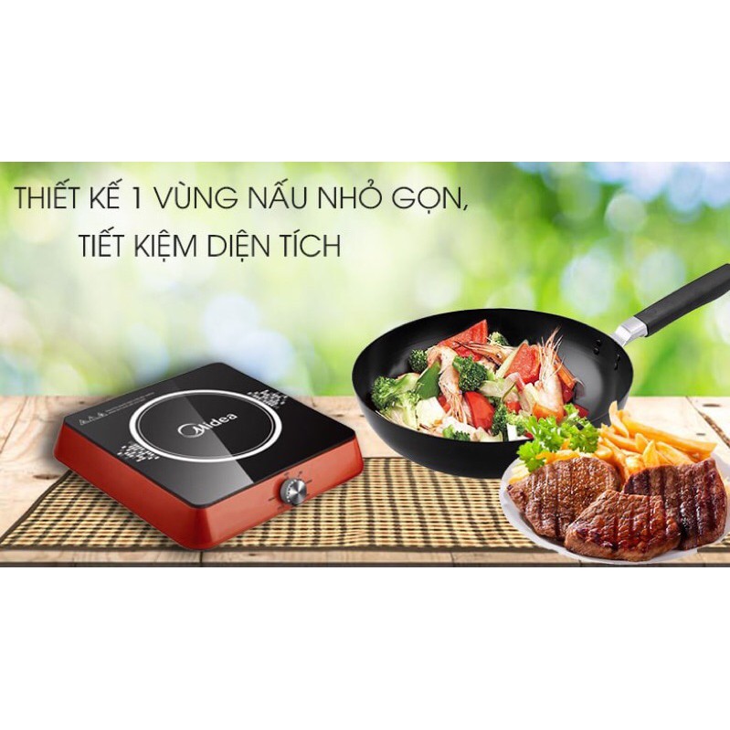 BẾP ĐIỆN TỪ ĐƠN MIDEA K-1917EF BH CHÍNH HÃNG TOÀN QUỐC