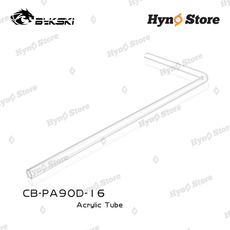 Ống cứng Acrylic Bykski OD14 uốn sẵn góc 90 độ Tản nhiệt nước custom - Hyno Store