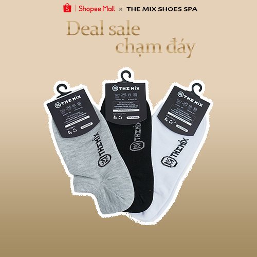 Tất thể thao nam nữ khử mùi co giãn thoáng khí thương hiệu The Mix