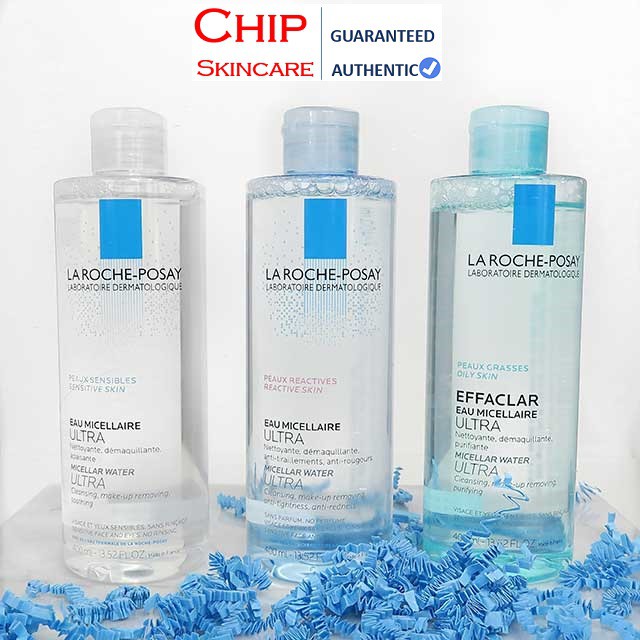 Nước Tẩy Trang Làm Sạch Sâu Cho Da Nhạy Cảm La Roche Posay Effaclar Eau Micellaire Ultra 400ml Pháp - Chip Skincare