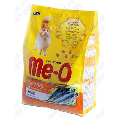 THỨC ĂN MÈO LỚN Me-O Dạng hạt Vị cá thu Túi 1.2kg Xuất xứ Thái Lan - Pet shop Uytinpro