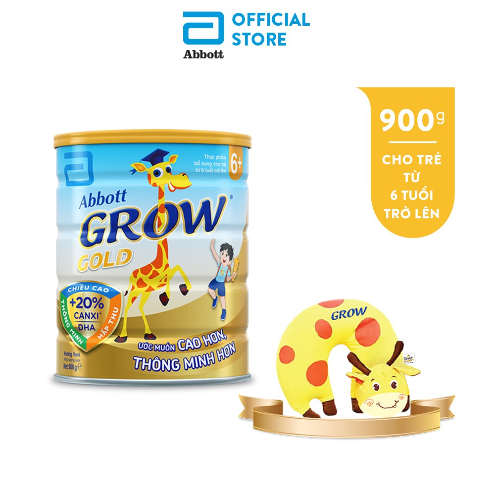 Sữa bột Abbott Grow 6+ 900g/lon