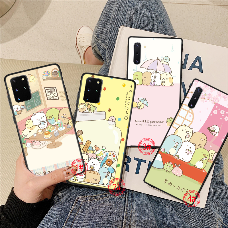 Ốp điện thoại silicon dẻo in hình Sumikko Gurashi 109J cho Samsung Note 8 9 10 Plus Lite 20 Ultra S6 Edge J7 Core