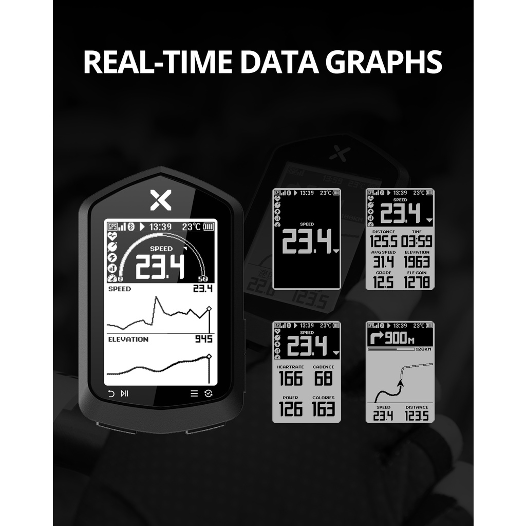 Máy Đọc Mã GPS Không Dây Xoss Xingchen NAV Cho Xe Đạp