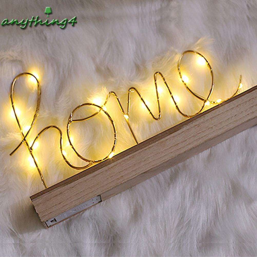 Đèn LED hình chữ HOME / LOVE dùng trang trí lễ tình thật độc đáo