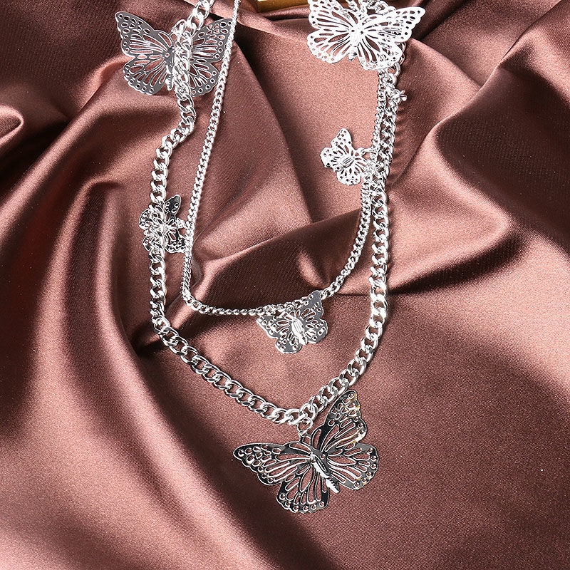 Dây Đeo Thắt Lưng Hai Lớp Mặt Hình Bướm Phong Cách 22291 Thời Trang Cho Nam Và Nữ