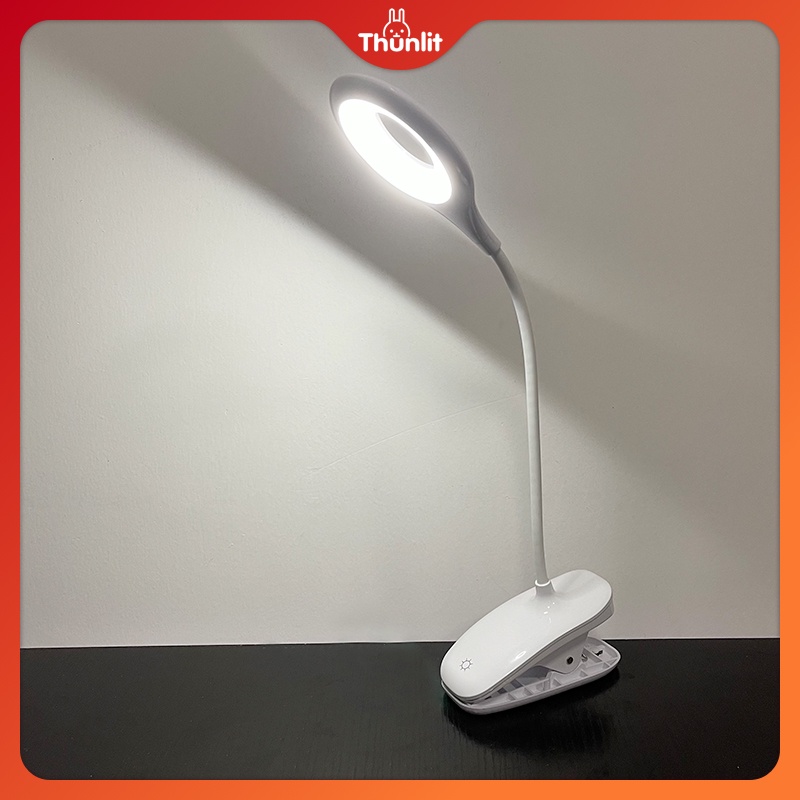 Đèn ngủ kẹp giường Thunlit siêu sáng sạc usb 1200mah có 3 chế độ sáng