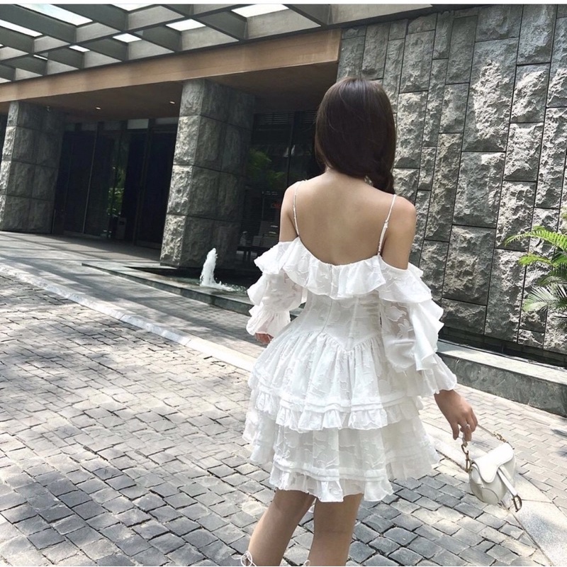 ĐẦM 2 DÂY HOA NỔI BÈO TẦNG 14CLOTHINGGG