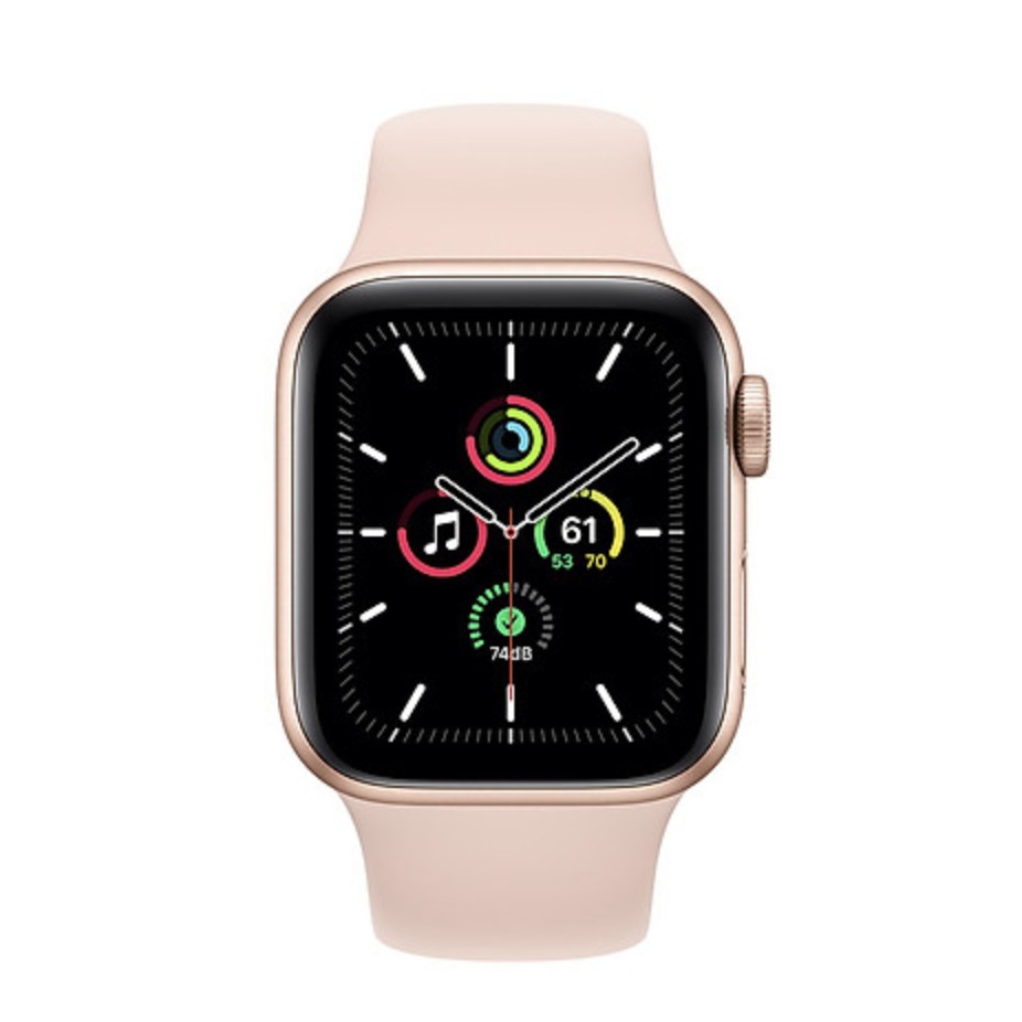 (VN/A) Đồng hồ thông minh Apple Watch SE 40mm 44mm (GPS) viền nhôm - Dây cao su