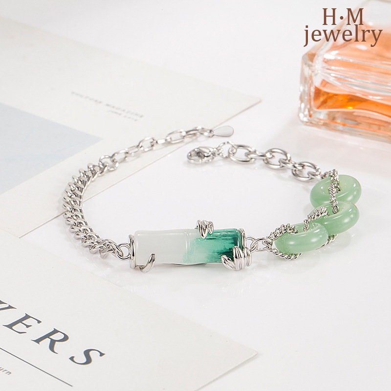 Vòng Tay Tre Mực Mới 2022 Phong Cách Trung Hoa