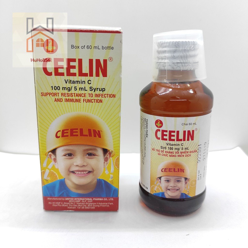 Ceelin Siro Vitamin C tăng sức đề kháng với nhiễm khuẩn