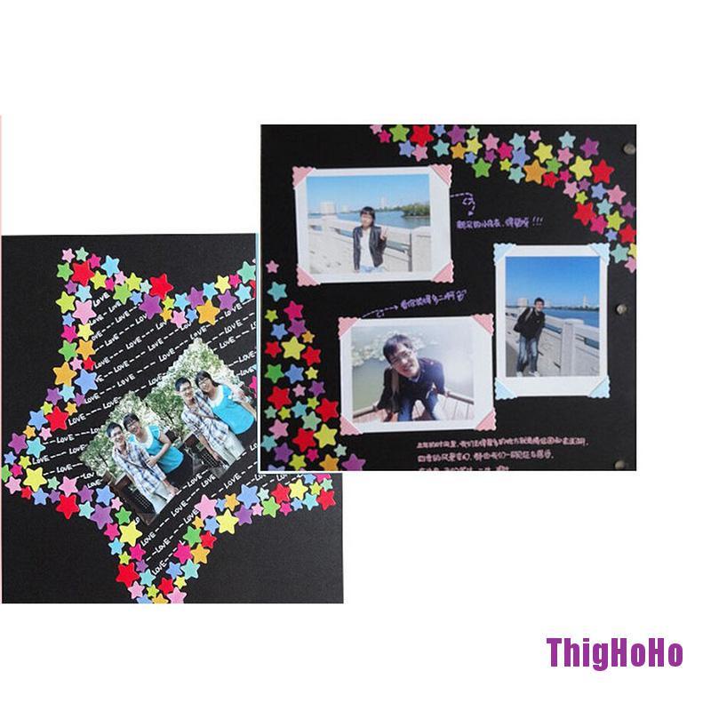 Bộ 6 nhãn dán màu cầu vồng đáng yêu trang trí nhật ký/sổ tay đa năng