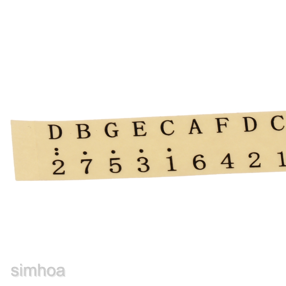 Miếng Dán Phím Đàn Kalimba Mbira Châu Phi Dành Cho Người Mới Bắt Đầu 12x1.5cm