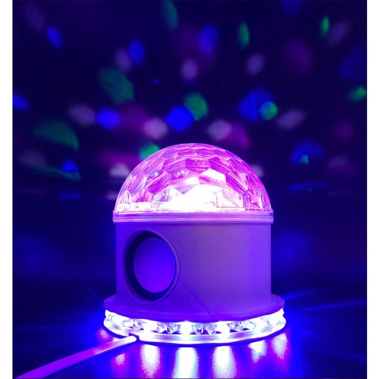 Đèn led vũ trường 7 màu cảm biến theo nhạc - khân khấu - xoay cầu - cảm biến -karaoke - tặng 1 đèn ngủ nấm -senvangshop
