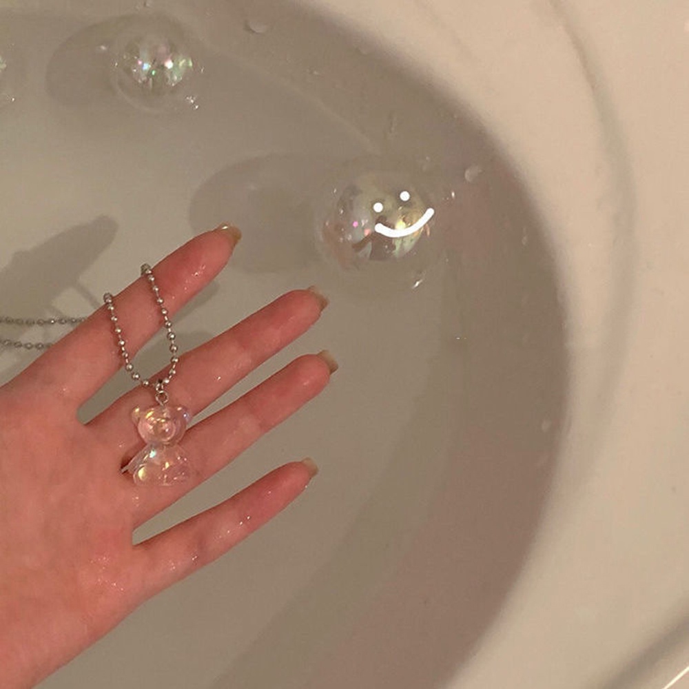 Dây Chuyền Dài Mặt Hình Chú Gấu Dễ Thương Thời Trang Cho Nữ