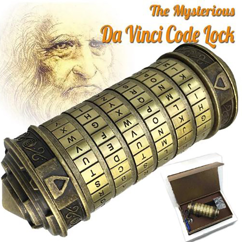 Ổ khóa kim loại mật mã Da Vinci dùng làm quà tặng