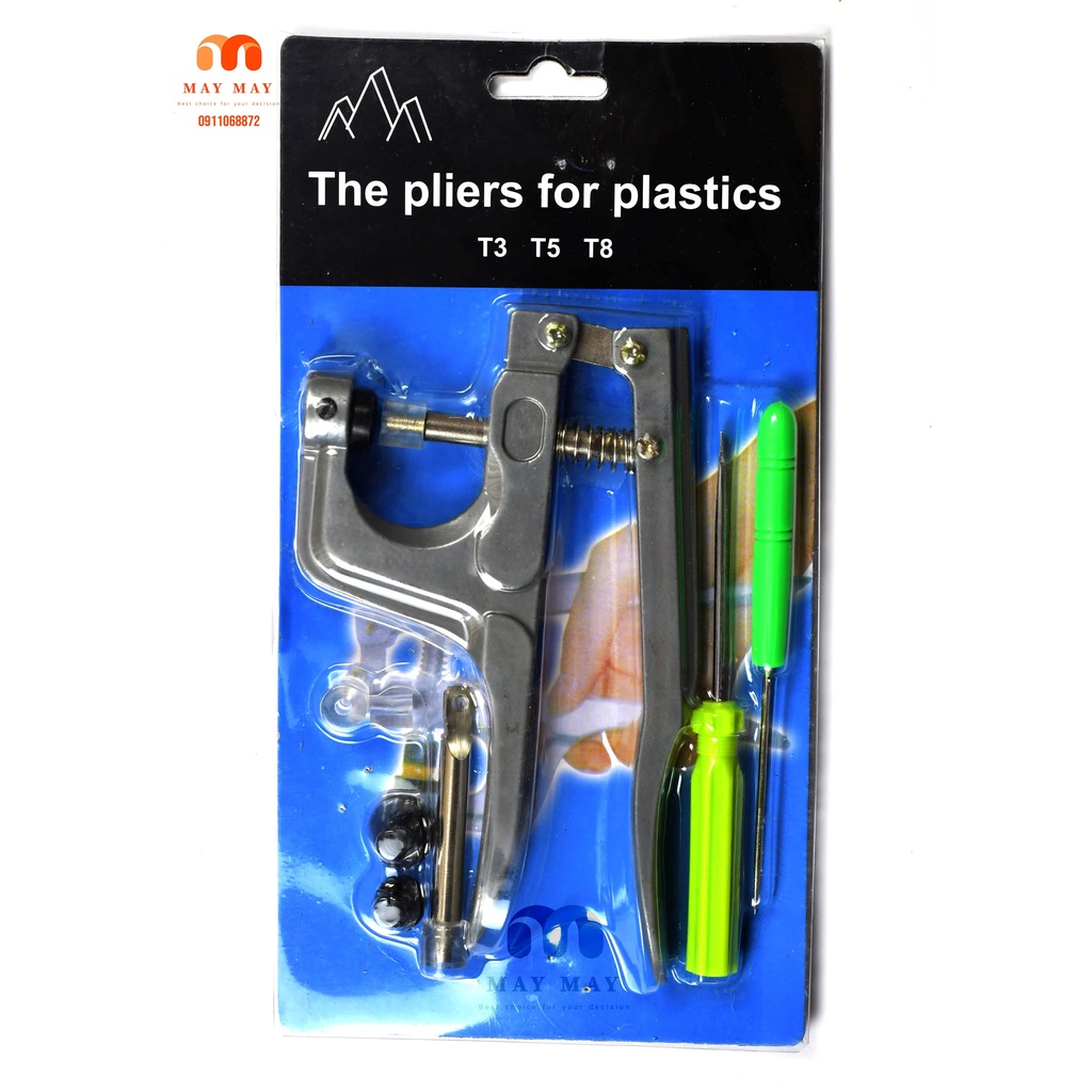 Kìm bấm cúc nhựa loại 1 không kèm cúc