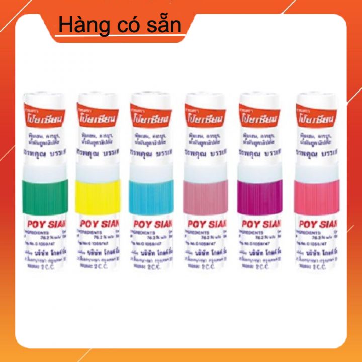 Ống Hít Thông Mũi 2 Đầu Poy-Sian Mark II Inhaler 2cc Thái Lan chính hãng [ Hàng có sẵn ]