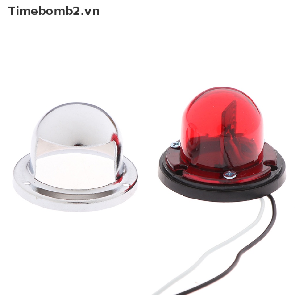 Bộ 2 Đèn Tín Hiệu Bằng Thép Không Gỉ Màu Xanh Lá / Đỏ Cho Tàu Thuyền