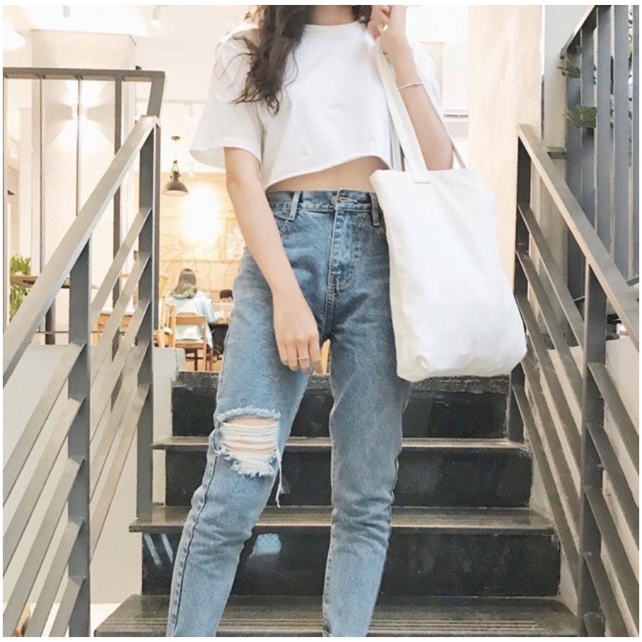 [GIÁ HUỶ DIỆT] Túi tote trơn vải bố đựng đồ canvas phong cách Hàn Quốc, tote thời trang đeo chéo,vải canvas loại tốt