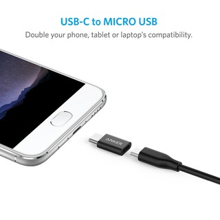 [Freeship toàn quốc từ 50k] Bộ chuyển đổi ANKER từ USB-C ra Micro-USB - B8174