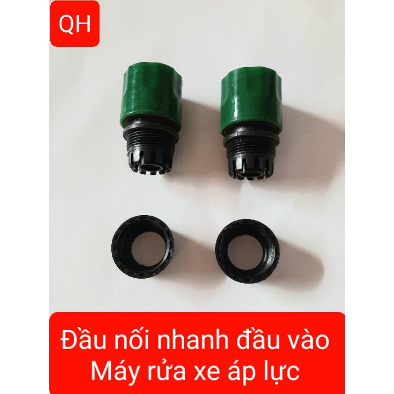 Bộ Đầu Nối Nhanh - Khớp Nối Nhanh Máy Rửa Xe Gia Đình