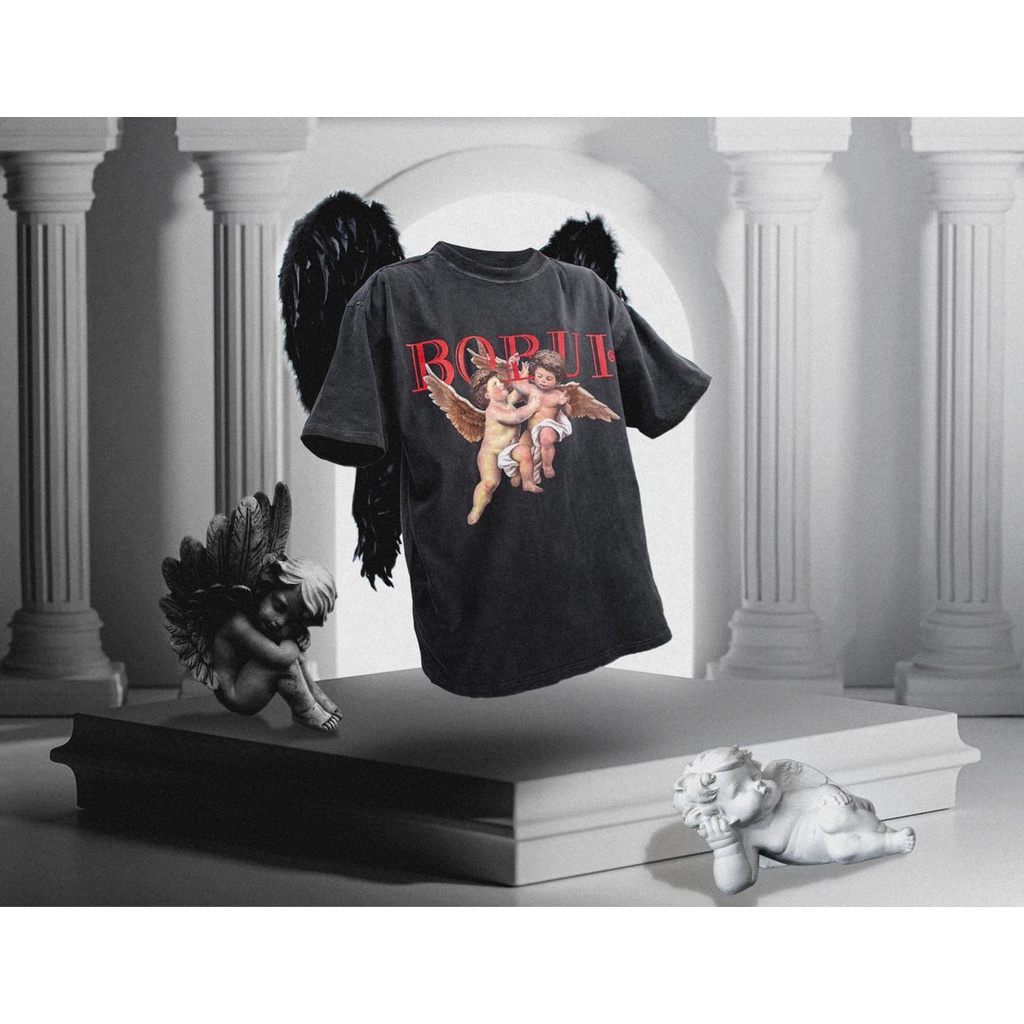 Áo thun BoBui 2ANGLES KEM, ĐEN WASH chuẩn real 100% Full bọc tag | BigBuy360 - bigbuy360.vn