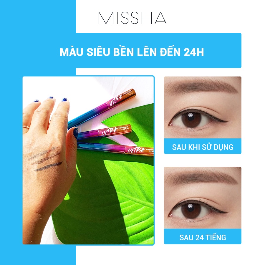 Kẻ Chân Mày Missha Ultra Powerproof Eyebrows Liquid 2.5g