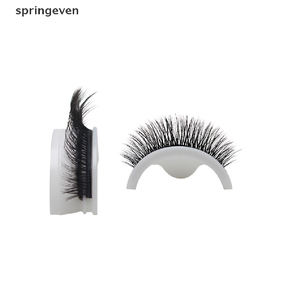 [Hàng mới về] Cặp lông mi giả tự dính chất liệu lông chồn nhân tạo thiết kế cong dành cho nối mi RFT